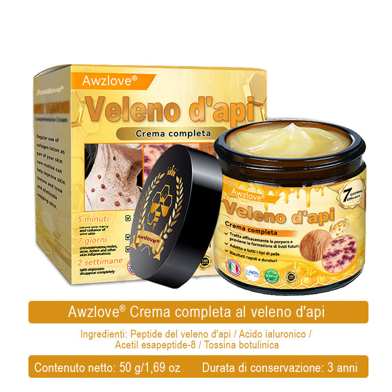 Prodotto e spedito dall'Italia✅ Crema completa al veleno d'api 🔥ULTIMO GIORNO 80% DI SCONTO🔥