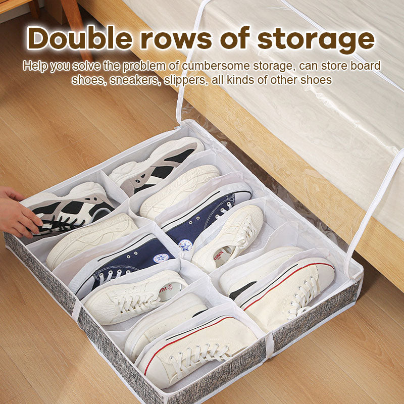Foldable Shoe Storage Box Under The Bed