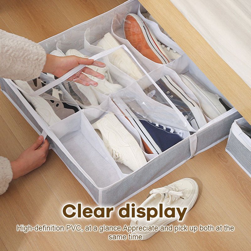 Foldable Shoe Storage Box Under The Bed