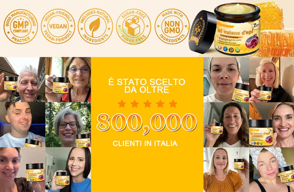 🥇Crema completa al veleno d'api 🔥 ULTIMO GIORNO 80% di sconto🔥