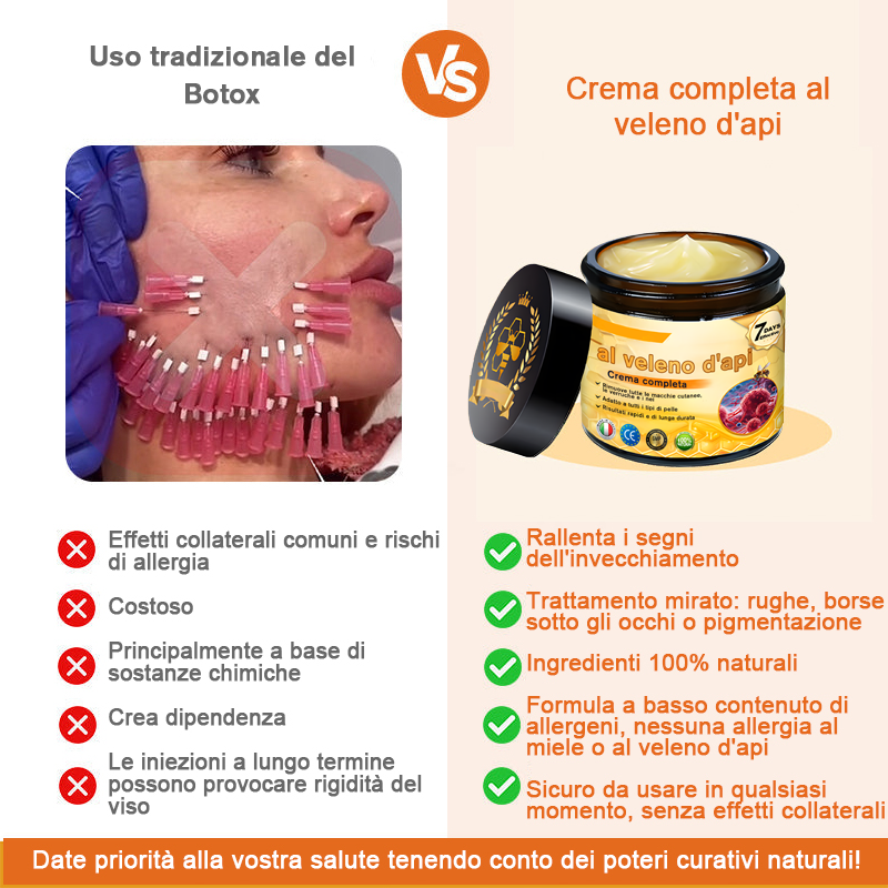 🥇Crema completa al veleno d'api 🔥 ULTIMO GIORNO 80% di sconto🔥