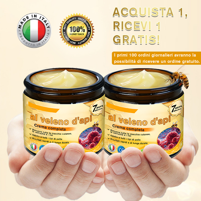 🥇Crema completa al veleno d'api 🔥 ULTIMO GIORNO 80% di sconto🔥