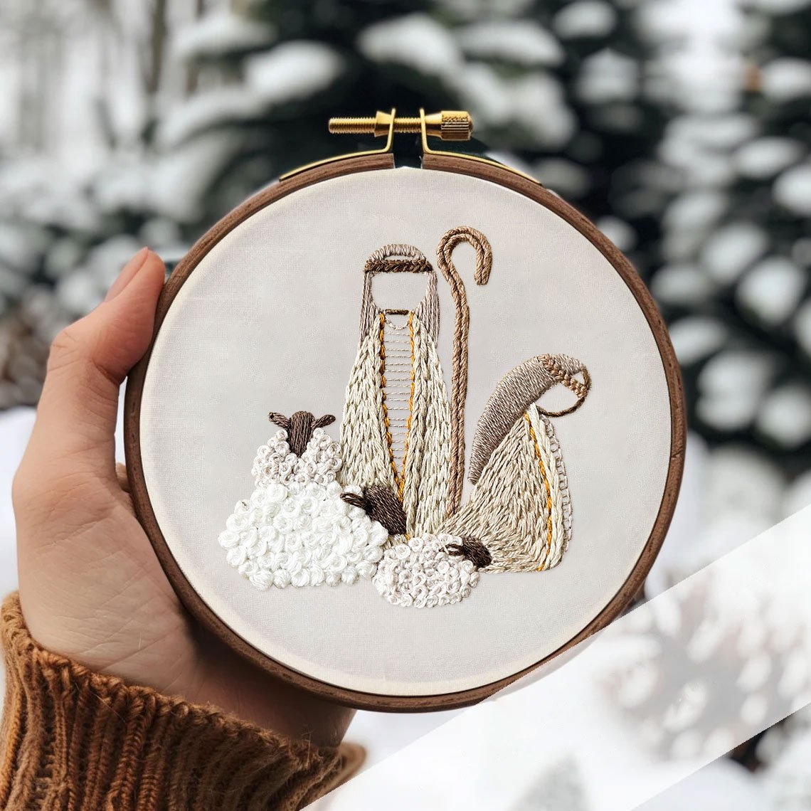 Last Day 49% OFF - Nativity Scene Embroidery Kit