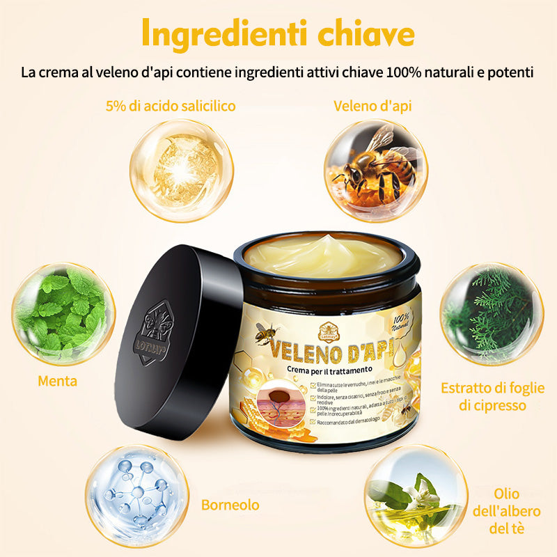 BigeBee™ Crema per il trattamento della pelle al veleno d'api