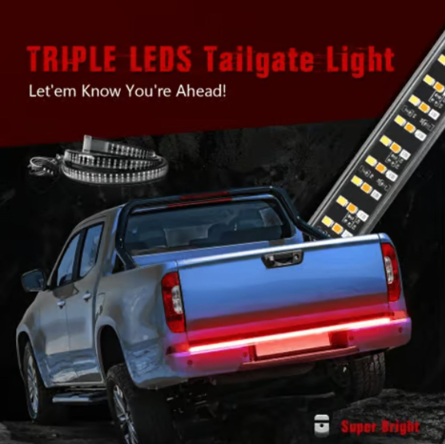 Led Tailgate Lights🚘 - Turn Signals And Driving And Reversing Lights⚡️